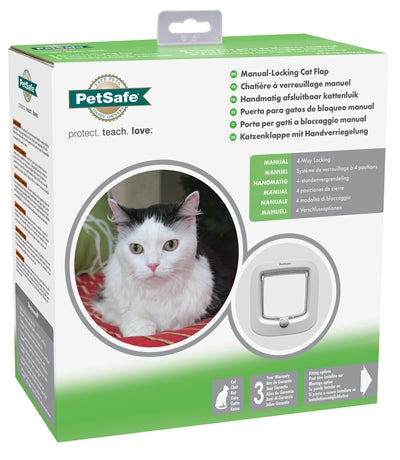 Petsafe Katzenklappe Bis Zu 7 Kg Manuell Weiss