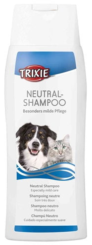 Trixie neutrales Hundeshampoo sanfte Pflege Rückseite Inhaltsstoffe