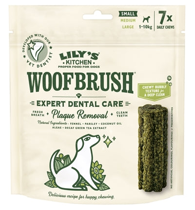 Hunde-Zahnpflege Lily's Kitchen Woofbrush Kausnack Seitenansicht