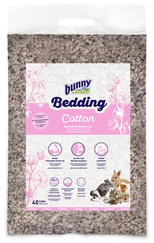 Bunny Nature BunnyBedding Baumwoll-Einstreu für Nagetiere und Kaninchen – weich und saugfähig