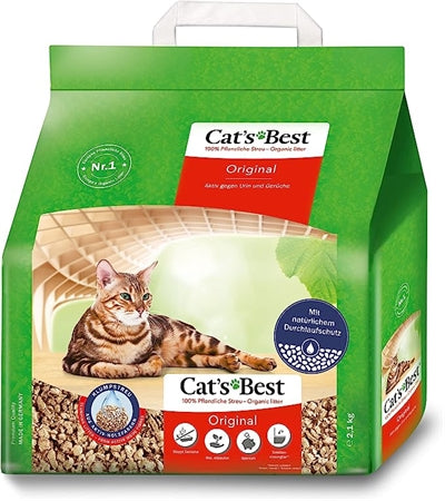 Cat's Best Öko Plus Katzenlitter natürliches Klumpstreu Detailansicht