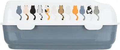 Trixie Kattenbak Delio Paars / Wit