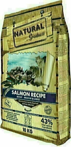 Natural Greatness Lachs Rezept Sensitive Katzenfutter – Getreidefreies Futter für empfindliche Katzen