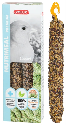 Zolux Nutrimeal Stick Kanarienvogel Kanariensaat – Saaten-Leckerli für Kanarienvögel