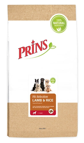 Prins Auswahl Lamm Reis – Hypoallergenes Hundefutter mit Lamm und Reis