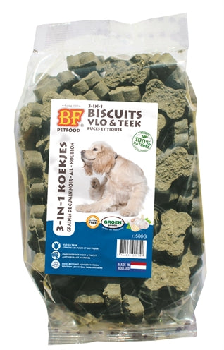 Bf Petfood 3-in-1 Hundekekse Floh & Zecke – Funktionale Leckerlis gegen Parasiten
