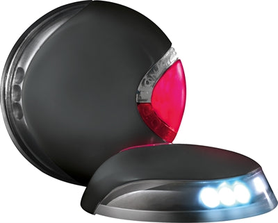 Flexi LED-Lichtsystem für Hunde mit USB-Ladung in Schwarz – Sicherheitslicht
