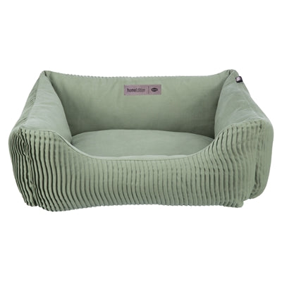 Trixie Hundebett Marley Soft salbeigrün – Größenvergleich und Maßangaben