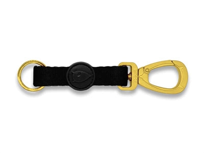 Morso Schlüsselband recycelt Gold Kaviar Detailansicht Muster – Schlüsselanhänger Hund nachhaltig Design