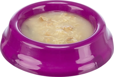 Trixie Lachssuppe Katzensnack Rückseite Inhaltsstoffe – Flüssigsnack Lachs Katze Leckerli Zusammensetzung