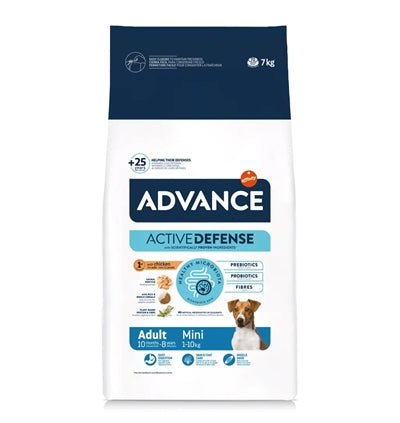 Advance Mini Adult Trockenfutter kleine Hunde Fütterungsempfehlung