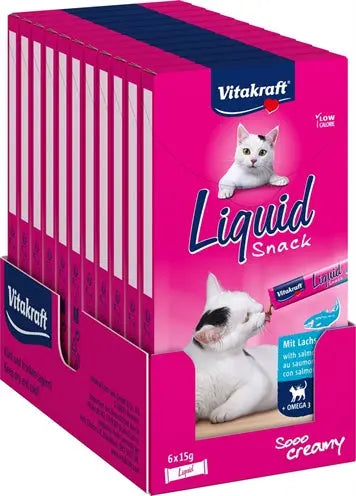 Vitakraft Cat Liquid Snack Lachs & Omega