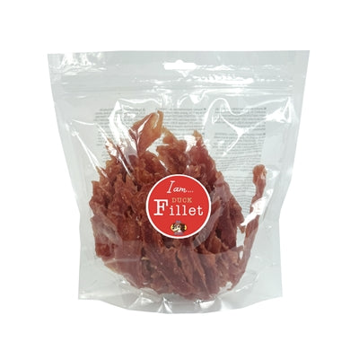 I Am Ich Bin Entenfilet Hundesnack Verpackung Vorderansicht – Hundeleckerli Ente getrocknet natürlich