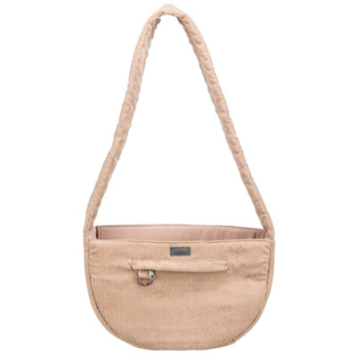 Trixie Bauchtasche Bethany Blush Detailansicht – Gassi-Tasche Hund Hüfttasche rosa Outdoor seitlich