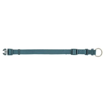 Trixie Hundegeschirr Premium H-Rig Hellblau Detailansicht – H-Geschirr blau Nylon verstellbar Nahaufnahme