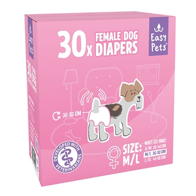 Easypets Hundewindeln Hündinnen Anwendung bei Läufigkeit Inkontinenz Genesung