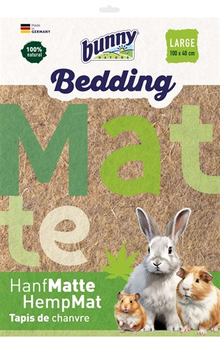 Bunny Nature Hanffaser-Matte Detailansicht – natürliche Käfigeinlage biologisch abbaubar