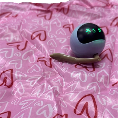Fofos Hülle für Zauberkugel rosa Detailansicht – interaktiver Snackball für Katzen Nahaufnahme