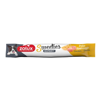 Zolux Sweeties Expert cremiger Stick mit Huhn und Käse für Katzen, Leckerli-Stick