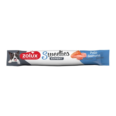 Zolux Sweeties Expert Cremestange Lachs und Huhn – cremiger Katzensnack