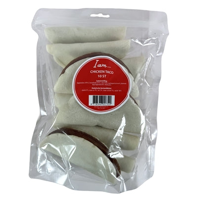 Hühner-Taco von I Am – natürlicher Hundesnack mit Hühnerfleisch