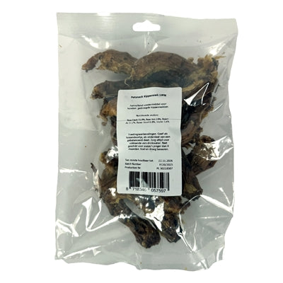 Petsnack Hühnerhälse Hundesnack – Nahaufnahme Textur und Qualität