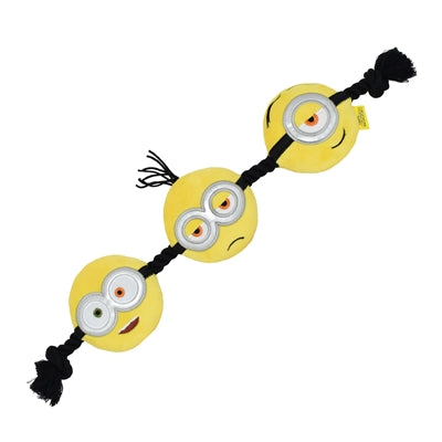 Minions Bob Kevin Stuart auf Floß Seil-Hundespielzeug zum Zerren