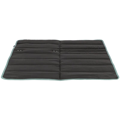 Outdoor-Hundedecke Trixie Citystyle salbeigrün zusammengelegt