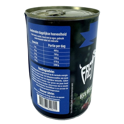 Freds Kaninchen Dosenfutter Hund geöffnet Nahaufnahme Inhalt