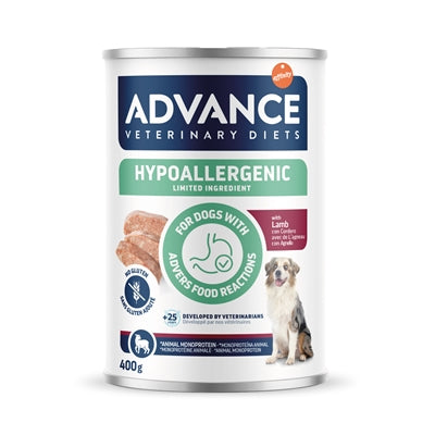 Advance Veterinary Diet Nassfutter für Hunde hypoallergen mit Lammfleisch – veterinäres Diätfutter