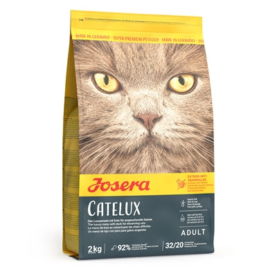 Josera Catelux Anti-Hairball Trockenfutter für Katzen Vorderseite Detailansicht