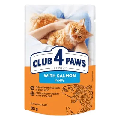 Club 4 Paws Premium-Beutel Lachs In Gelee Für Erwachsene