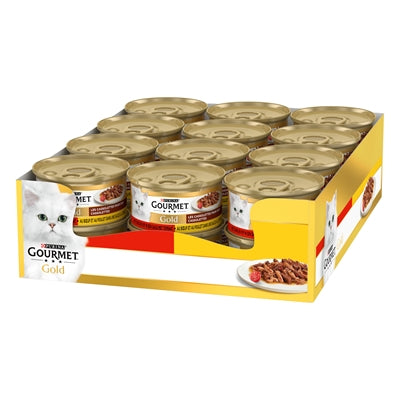 Gourmet Gold Cassolettes Duett Von Fleisch In Sauce Mit Tomaten