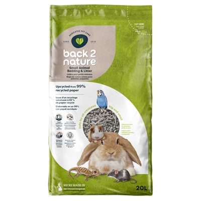 Back-2-Nature Einstreu aus Recyclingpapier staubarm für Kleintiere Bodenabdeckung
