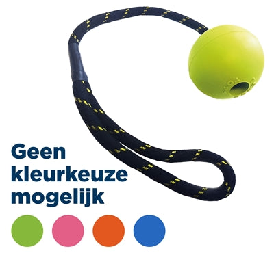Happy Pet Tough Toys Schwimmer Jumbo Ball mit Seil robustes Hundespielzeug