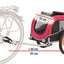 Trixie Hondenfietskar Zwart / Rood
