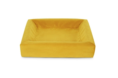 Bia Bed Royal Samtbezug für Hundekorb in Ocker – weicher Velvet-Überzug