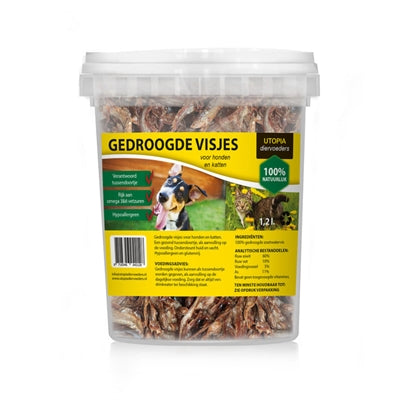 Utopia Gedroogde Visjes Voor Hond En Kat