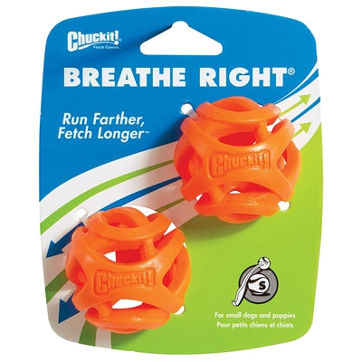 Chuckit Breathe Right Fetch Ball Klein Orange