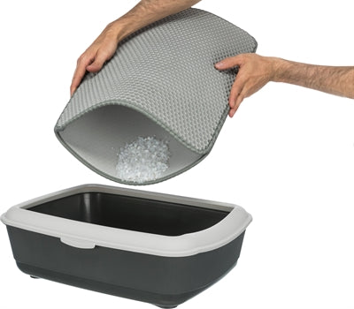 Trixie Katzentoilettenmatte Eva Grau