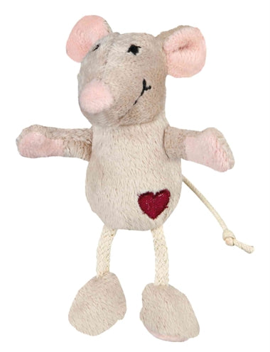 Trixie-Maus-Plüsch Beige