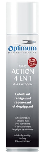 Optimum 4-in-1 Pflegespray für Haarschneidemaschinen Kühlung und Schmierung