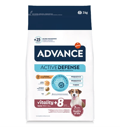 Advance Mini Senior Trockenfutter für ältere kleine Hunde