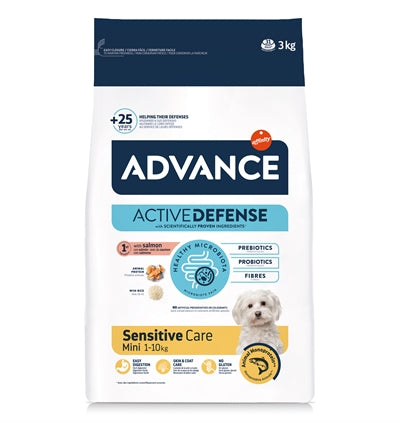 Advance Mini Sensitive Trockenfutter für kleine empfindliche Hunde