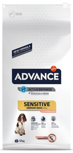 Advance Sensitive Lachs Reis Hundefutter Kroketten Nahaufnahme
