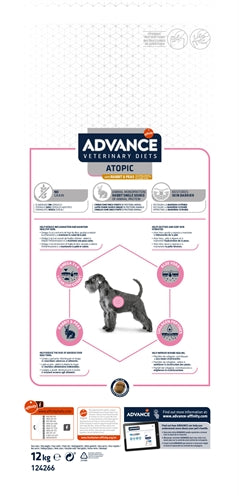 Advance Vet Diet Atopic Derma Hundefutter empfindliche Haut Kroketten Nahaufnahme