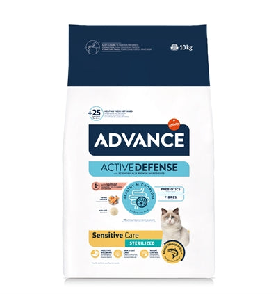 Advance Sterilized Sensitive Lachs Trockenfutter für kastrierte Katzen