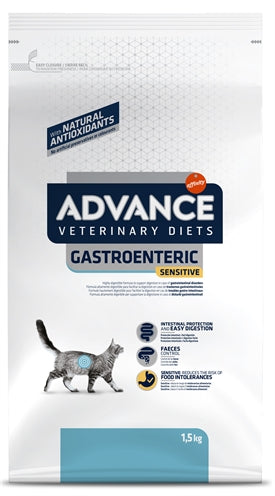 Katzendiätfutter Advance Veterinary gastroenterisch Verpackung Rückseite