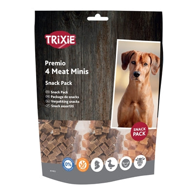Trixie Premio Meat Minis Huhn Ente Rind Lamm Hundesnack Frontansicht
