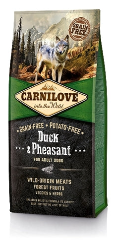 Carnilove Adult Hundefutter Ente Fasan, Nahaufnahme der Kroketten